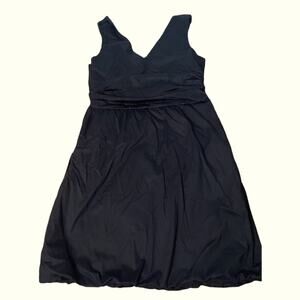 Anthropologie Weston Wear Black Bubble Hem dress G